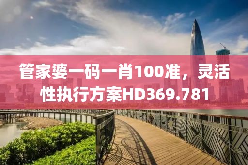 管家婆一码一肖100准，灵活性执行方案HD369.781