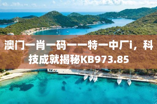 澳门一肖一码一一特一中厂i，科技成就揭秘KB973.85