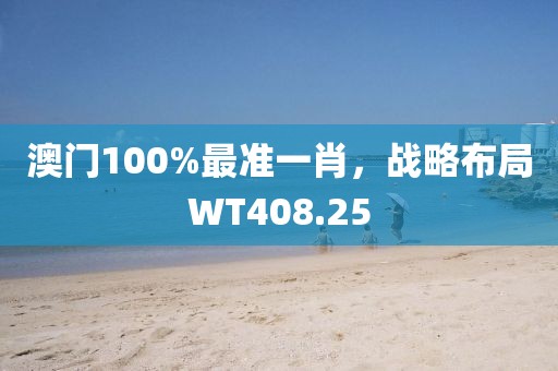 澳门100%最准一肖，战略布局WT408.25