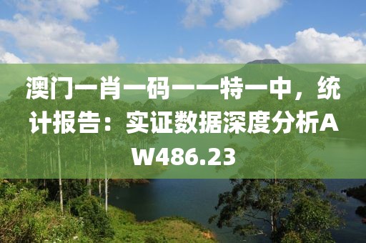 澳门一肖一码一一特一中，统计报告：实证数据深度分析AW486.23