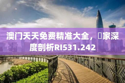 澳门天天免费精准大全，專家深度剖析RI531.242
