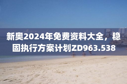 新奥2024年免费资料大全，稳固执行方案计划ZD963.538