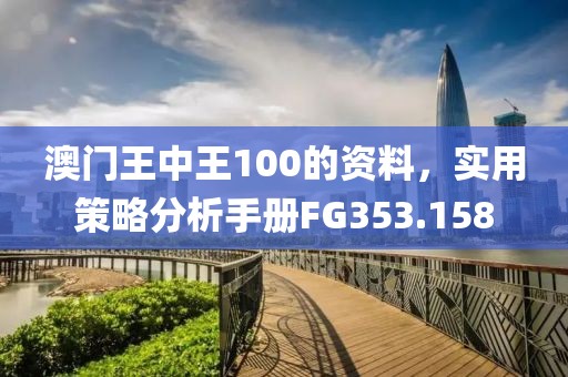 澳门王中王100的资料，实用策略分析手册FG353.158