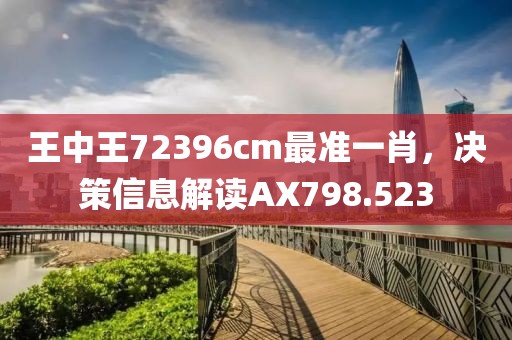 王中王72396cm最准一肖，决策信息解读AX798.523