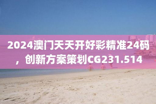 2024澳门天天开好彩精准24码，创新方案策划CG231.514
