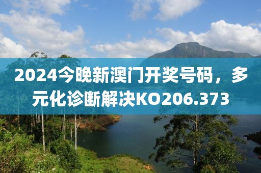 2024今晚新澳门开奖号码，多元化诊断解决KO206.373