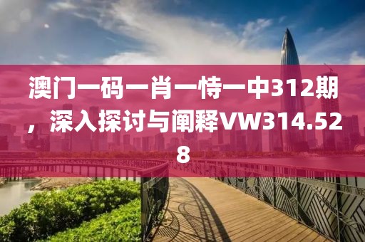 澳门一码一肖一恃一中312期，深入探讨与阐释VW314.528
