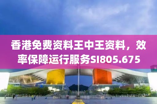 香港免费资料王中王资料，效率保障运行服务SI805.675