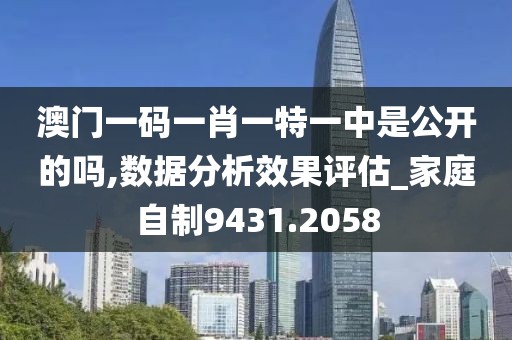 澳门一码一肖一特一中是公开的吗,数据分析效果评估_家庭自制9431.2058