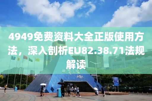 4949免费资料大全正版使用方法，深入剖析EU82.38.71法规解读