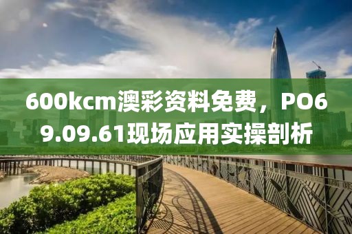 600kcm澳彩资料免费，PO69.09.61现场应用实操剖析