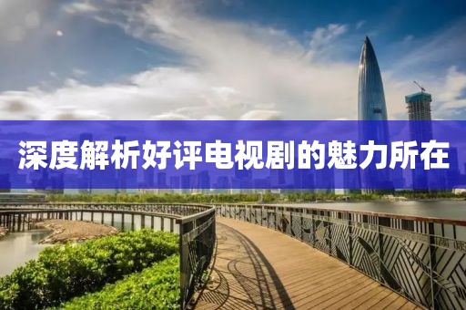 深度解析好评电视剧的魅力所在
