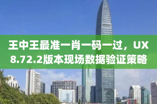 王中王最准一肖一码一过，UX8.72.2版本现场数据验证策略