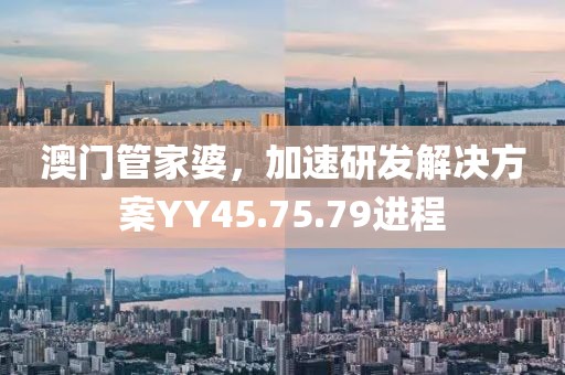 澳门管家婆，加速研发解决方案YY45.75.79进程