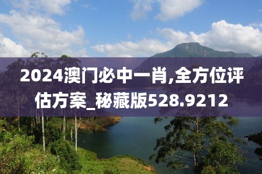 2024澳门必中一肖,全方位评估方案_秘藏版528.9212