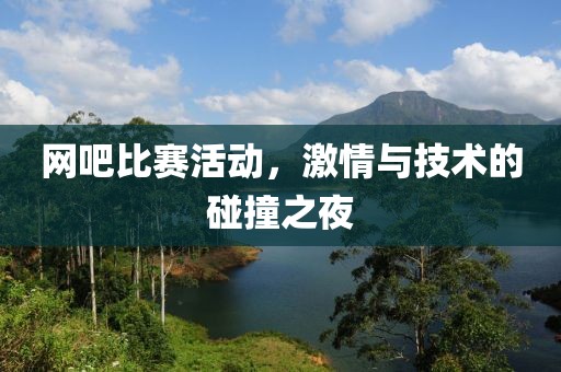 网吧比赛活动，激情与技术的碰撞之夜