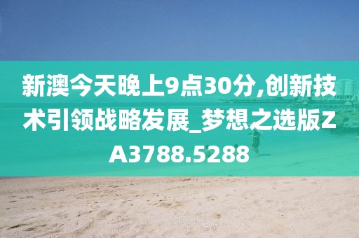 新澳今天晚上9点30分,创新技术引领战略发展_梦想之选版ZA3788.5288