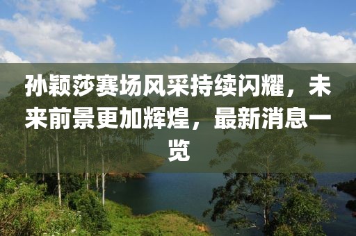 孙颖莎赛场风采持续闪耀，未来前景更加辉煌，最新消息一览