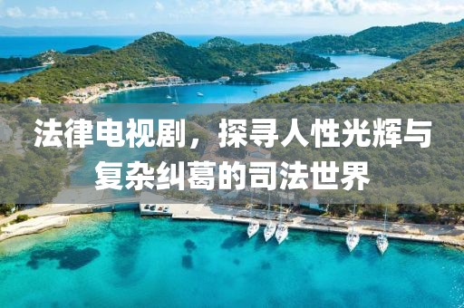 法律电视剧，探寻人性光辉与复杂纠葛的司法世界